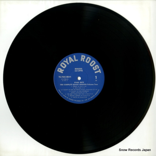 GETZ, STAN the complete roost session vol.2 YS-7085-RO