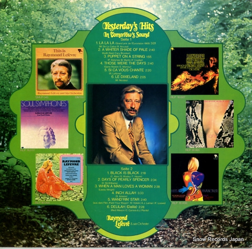 LEFEVRE, RAYMOND yesterday's hits in tomorrow's sound RLP16.031