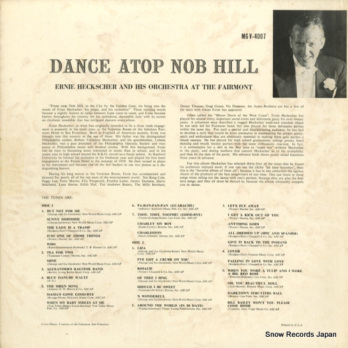 HECKSCHER, ERNIE dance atop nob hill MGV-4007