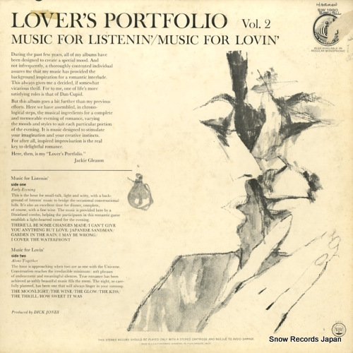 GLEASON, JACKIE lover's portfolio vol.2 SW1980