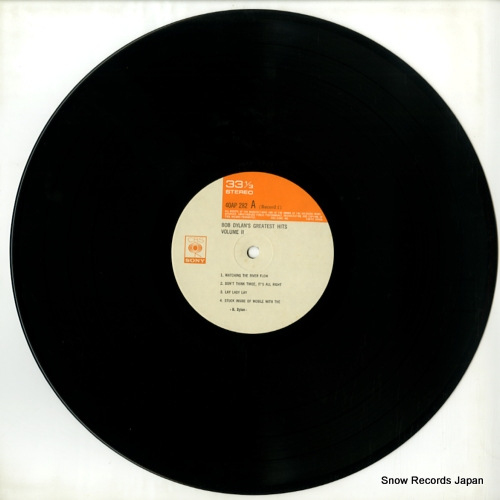 DYLAN, BOB bob dylan's greatest hits vol.ii 40AP282