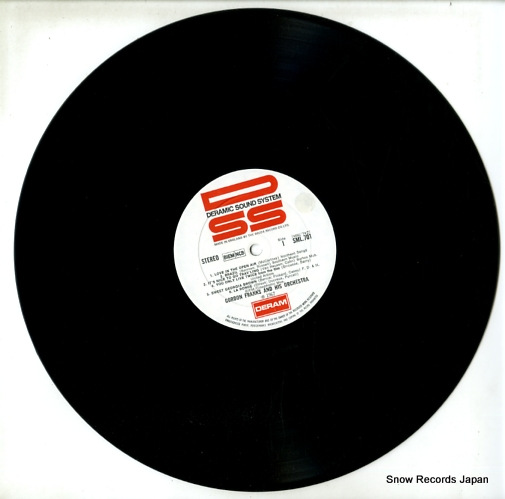 FRANKS, GORDON, AND HIS ORCHESTRA orchestral in the night SML701