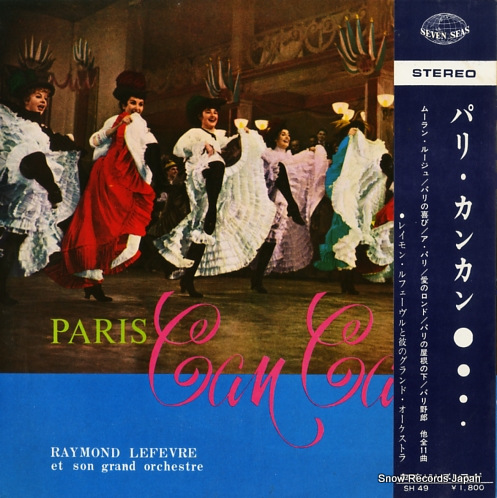 LEFEVRE, RAYMOND paris can can SH49
