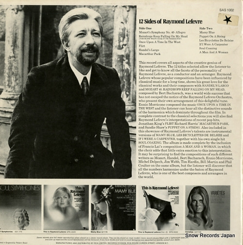 LEFEVRE, RAYMOND 12 sides of raymond lefevre SAS1002