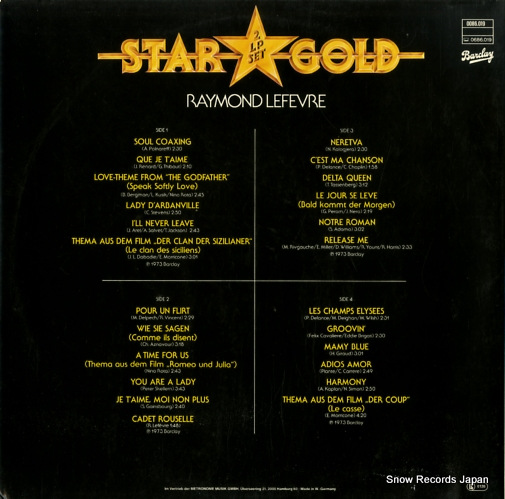 LEFEVRE, RAYMOND star gold 0086.019