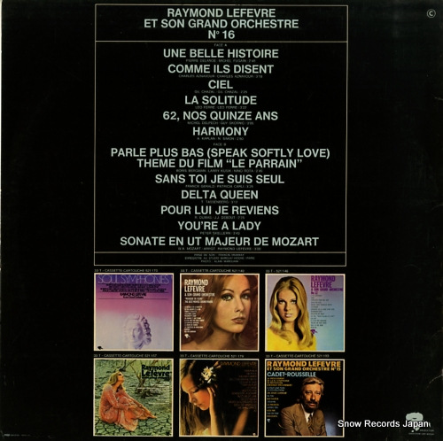LEFEVRE, RAYMOND son grand orchestre n.16 521.201