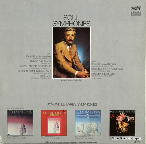 LEFEVRE, RAYMOND soul symphonies 4 0066.065