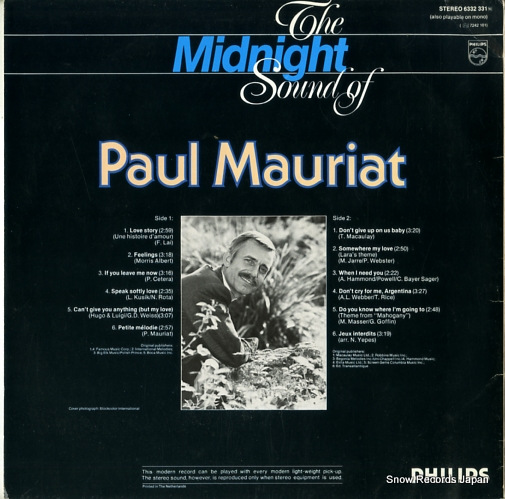 MAURIAT, PAUL the midnight sound 6332331