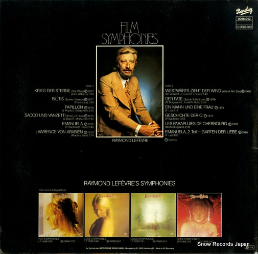 LEFEVRE, RAYMOND film symphonies 0066.042