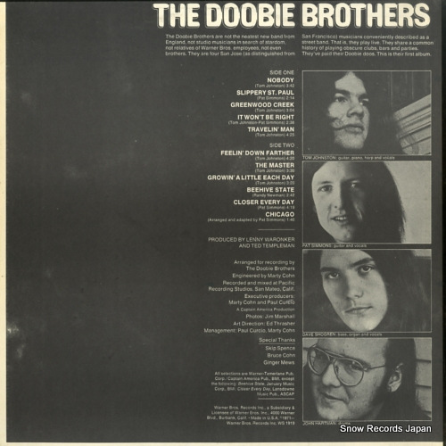 DOOBIE BROTHERS, THE the doobie brothers WS1919