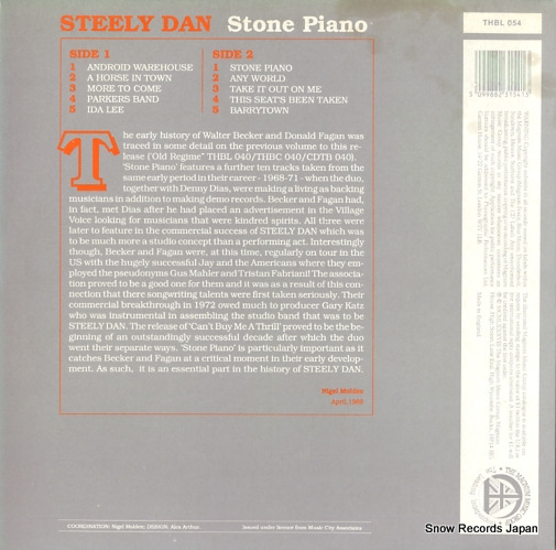 STEELY DAN stone piano THBL054