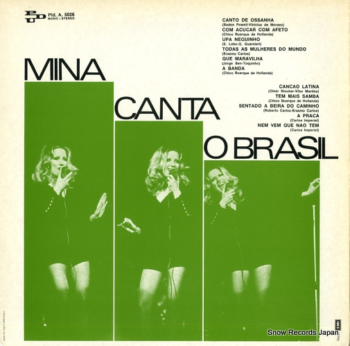 MINA mina canta o brasil PLD.A.5026