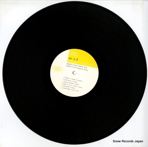 CARAVELLI caravelli plays todays' hits ECPL-81