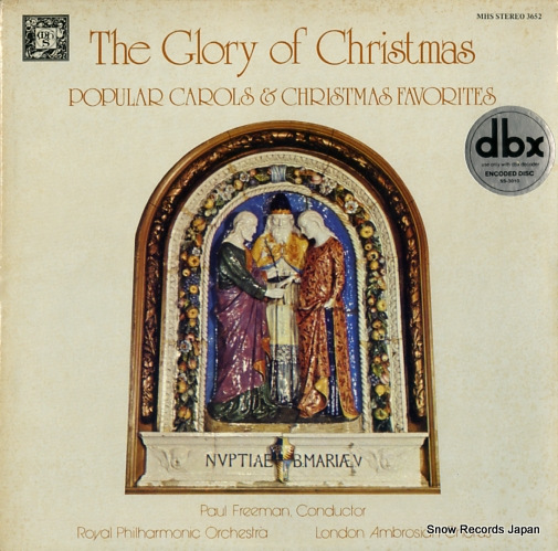 FREEMAN, PAUL the glory of christmas MHS3652
