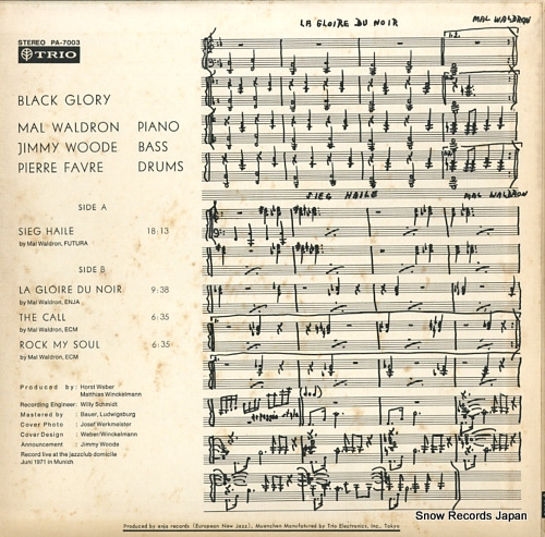 WALDRON, MAL black glory PA-7003
