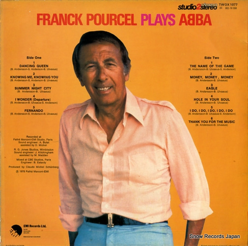 POURCEL, FRANCK plays abba TWOX1077
