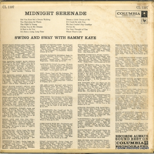 KAYE, SAMMY midnight serenade CL1107