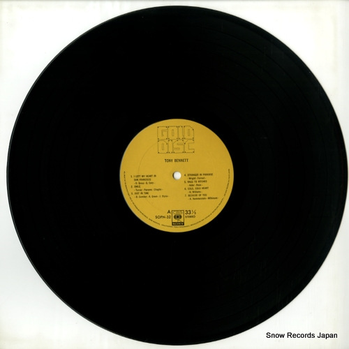 BENNETT, TONY gold disc SOPN32