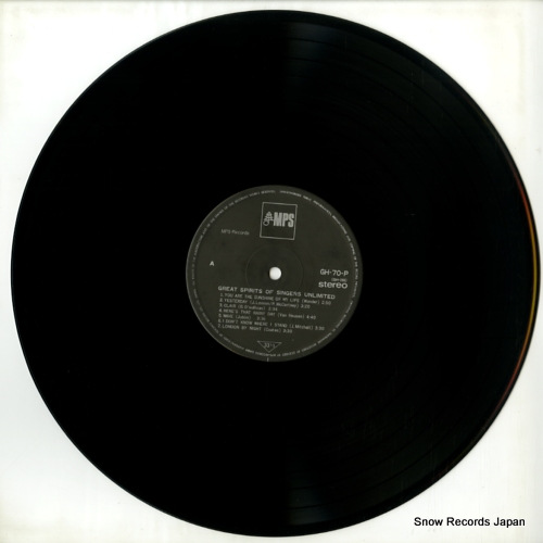 SINGERS UNLIMITED, THE great spirits of singers unlimited GH-70-P