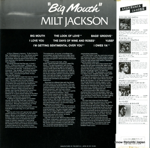 JACKSON, MILT big mouth 28MJ3098