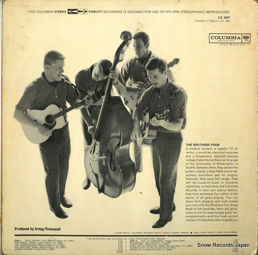 BROTHERS FOUR, THE song book CS8497