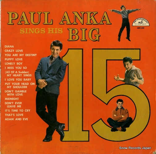 ANKA, PAUL sings hit big 15 ABC-323