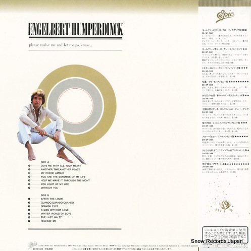 HUMPERDINCK, ENGELBERT the greatest hits 28.3P-385