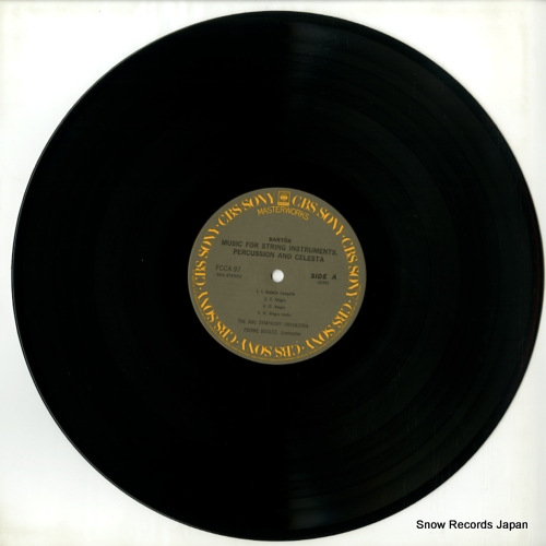 BOULEZ, PIERRE bartok; music for string instruments percussion and celesta FCCA-97