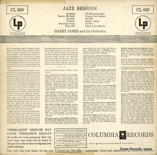 JAMES, HARRY jazz session CL669