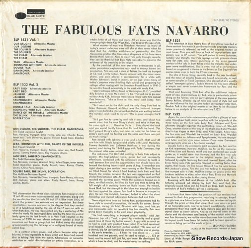 NAVARRO, FATS the fabulous fats navarro BLP-1532