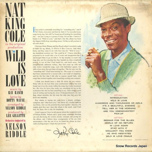 COLE, NAT KING wild is love WAK1392