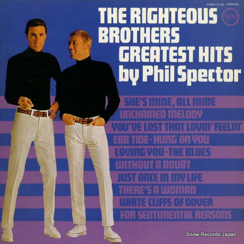 RIGHTEOUS BROTHERS, THE greatest hits by phil spector 25MM0066