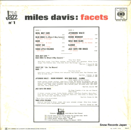 DAVIS, MILES facets 62637
