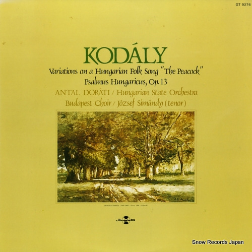 DORATI, ANTAL kodaly; variations on a hungarian folk song 