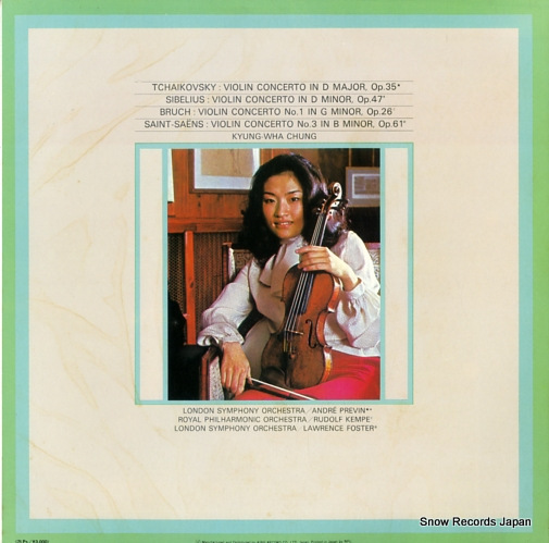 CHUNG, KYUNG-WHA violin concertos K15C-9066