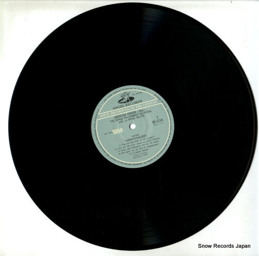 FERRIER, KATHLEEN / SIGRID ONEGIN mahler; kindertotenlieder GR-2158