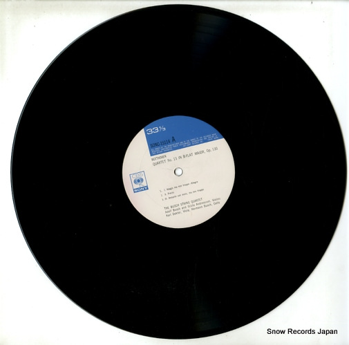 BUSCH STRING QUARTET, THE beethoven; quartet no.13 SONC15114
