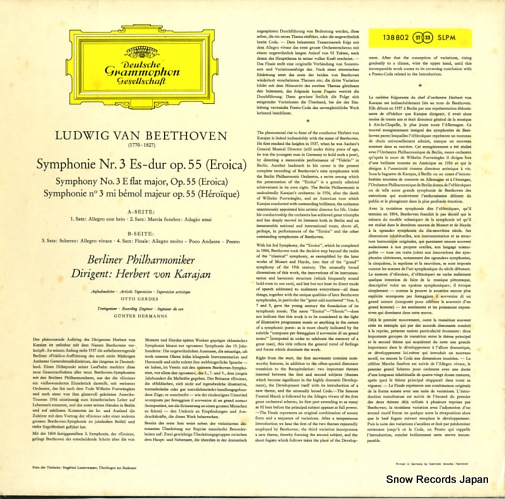 KARAJAN, HERBERT VON beethoven; 