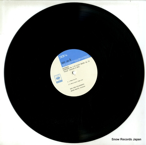 WALTER, BRUNO beethoven; symphony no.3 