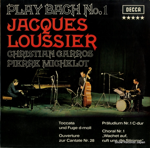 LOUSSIER, JACQUES play bach no.1 SLK16667-P