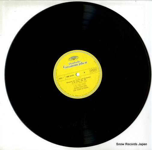 KARAJAN, HERBERT VON sibelius; finlandia op.26, concerto for violin and orchestra in d minor MG2142