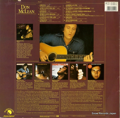 MCLEAN, DON alle hits 1639451