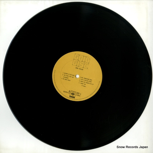 DYLAN, BOB gold disc SOPN25