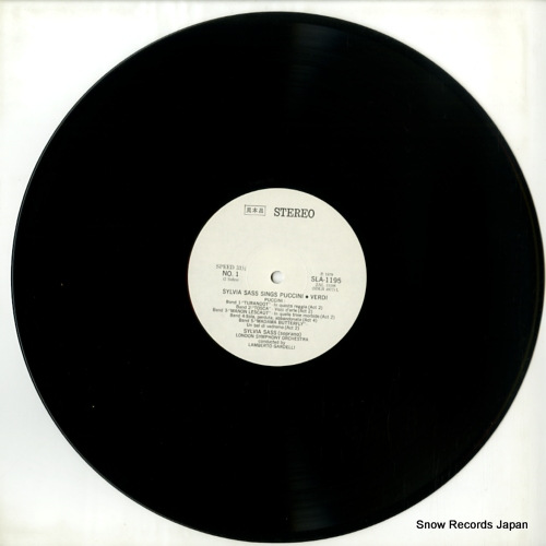 SASS, SYLVIA sylvia sass sings puccini, verdi SLA1195