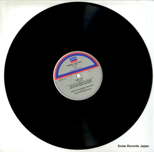DOHNANYI, CHRISTOPH VON berg; lulu L75C-1403