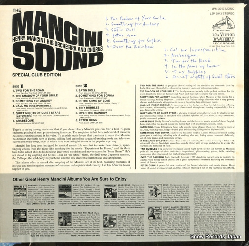 MANCINI, HENRY the mancini sound LSP3943