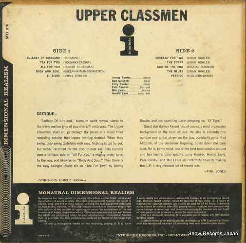 ROWLES, JIMMY upper classmen MO-515