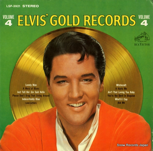 PRESLEY, ELVIS elvis' gold records vol.4 LSP-3921