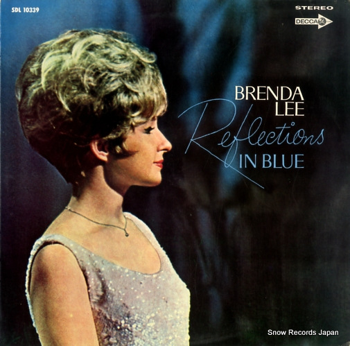 LEE, BRENDA reflections in blue SDL10339