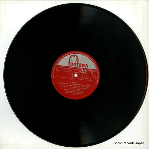 KONWITSCHNY, FRANZ beethoven; symphony no.9 